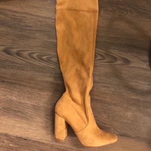 Aldo camel over the knee boots
